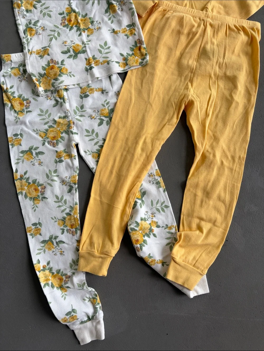 Gerber Yellow and Floral Toddler Pajama SetsSize 5T